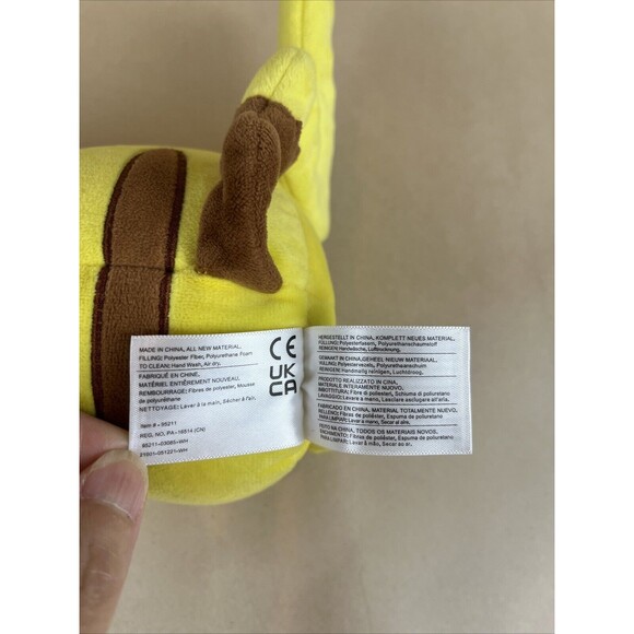 Pokemon 2021‎ Yellow Laughing Pikachu Plush Stuffed Animal 8" - Picture 6 of 6